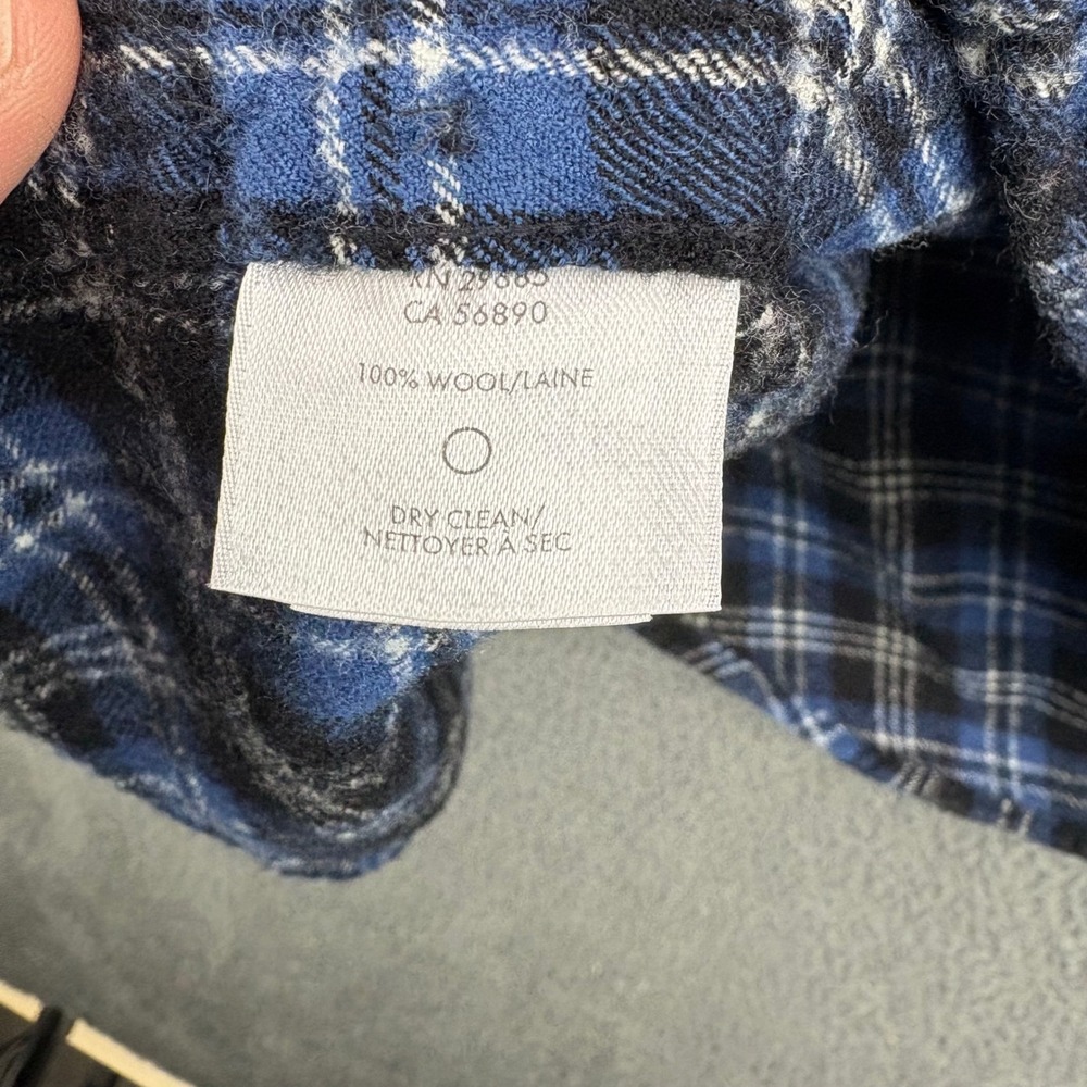 Pendleton Sir Pendleton Blue Black Plaid Wool Ble… - image 3